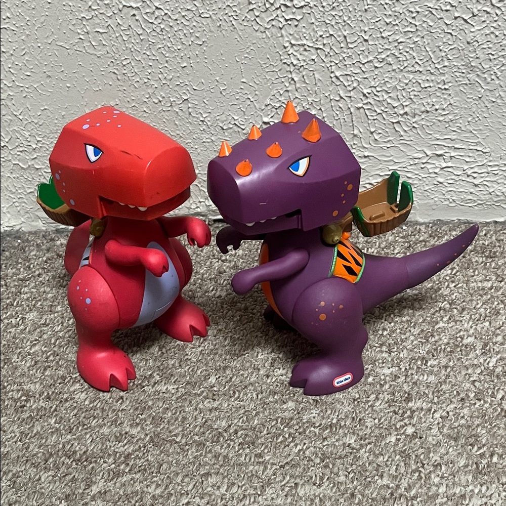 Little Tikes T Rex Dinosaur B.C. Builders Temple Toy - Red and Purple